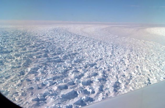Débiles cimientos en un glaciar antártico que perdió 5 kilómetros en 22 años 