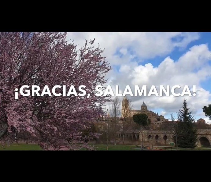 Magen del vídeo del Ayuntamiento de Salamanca.