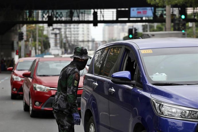 Punto de control en Manila