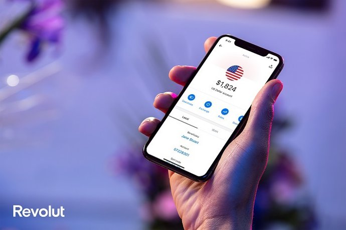La app de Revolut en Estados Unidos