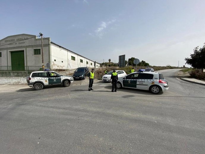 Controles de tráfico de la Guardia Civil.