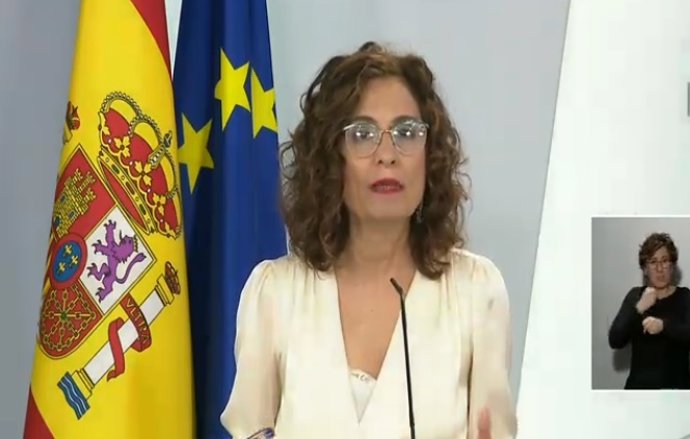 Rued de prensa de la portavoz del Gobierno, María Jesús Montero, tras el Consejo de Ministros.