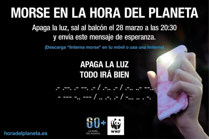 Cartel de La hora del planeta