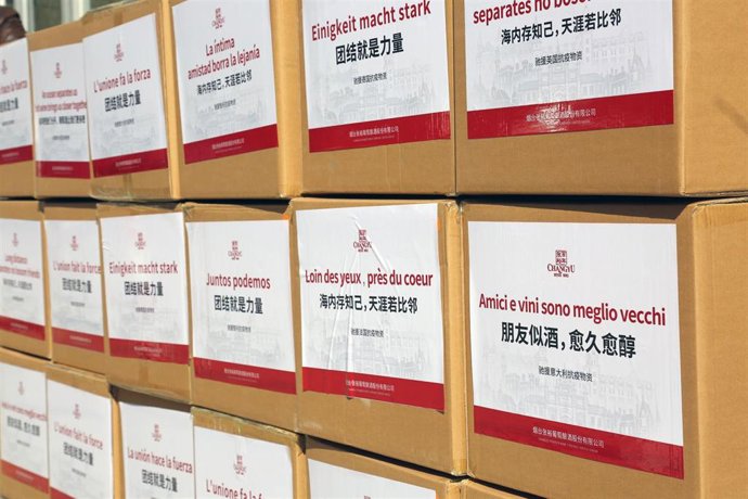 Donación Marqués de Atrio de mascarillas a La Rioja y Navarra