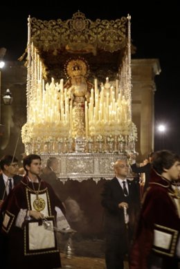 Paso de Nuestra Señora Reina de los Mártires de la Hermandad de la Buena Muerte de Córdoba.