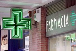 Imagen de archivo de una oficina de farmacia.