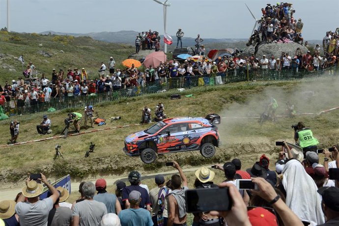 Thierry Neuville en el Rally de Portugal 2019