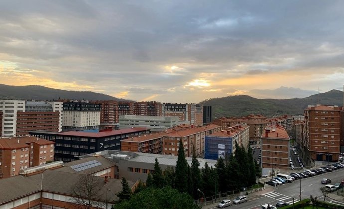 Nubes sobre Bilbao
