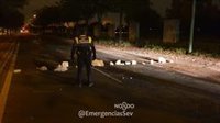 Detenido en Sevilla por colocar una barricada de piedras junto al Vacie para robar a los coches obligados a parar