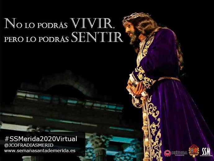 Cartel de la Semana Santa virtual de Mérida