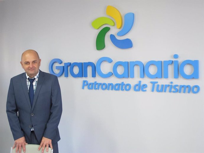 El consejero de Turismo del Cabildo de Gran Canaria, Carlos Álamo
