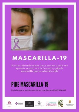 Cartel de la iniciativia del IAM Mascarilla-19