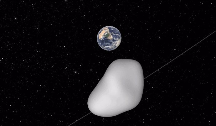 Un asteroide de 20 metros pasa junto a la Tierra 4 días tras su detección