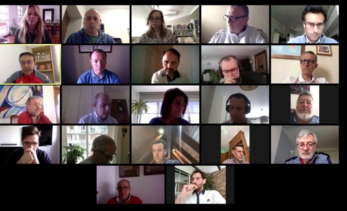 Reunión telemática de la Junta Directiva de la ADESP para tratar las secuelas del Covid-19