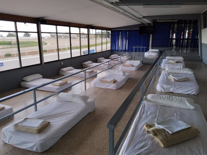 El Consell de Mallorca habilita el Hipódromo Son Pardo para acoger personas sin techo.