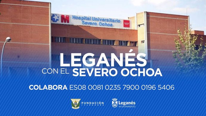 Fútbol.- El Leganés dona 200.000 euros al Hospital Severo Ochoa para luchar cont