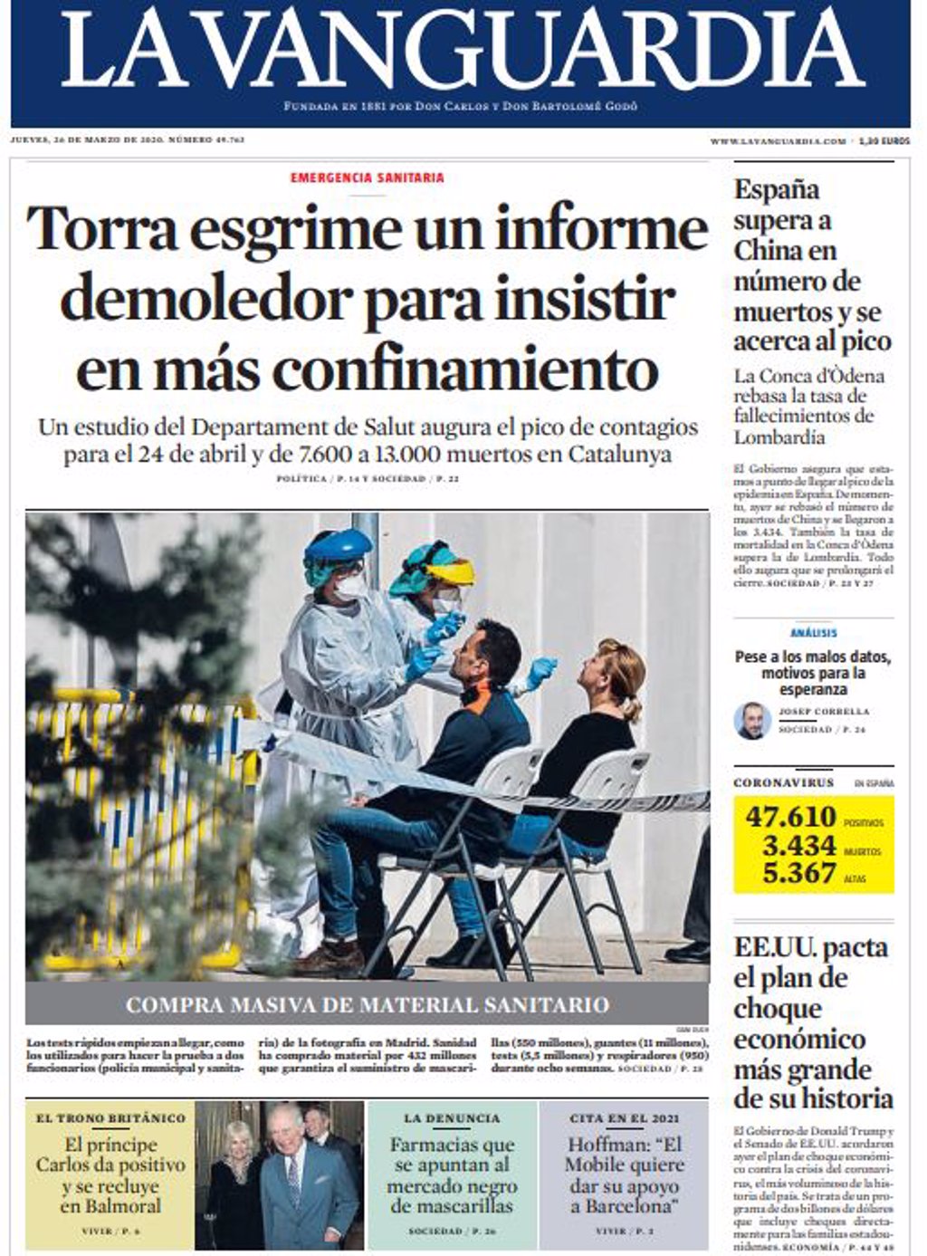 Las Portadas De Los Peri Dicos Del Jueves De Marzo De