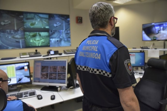 Agente de la Policía Municipal de Pamplona.