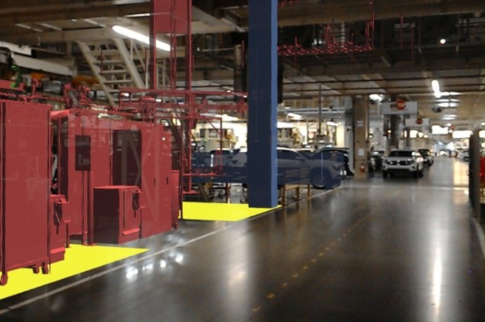 Imagen de una planta de Volkswagen.