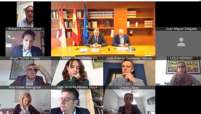 Primera sesión telemática de la historia de las Cortes de Castilla-La Mancha a causa del coronavirus