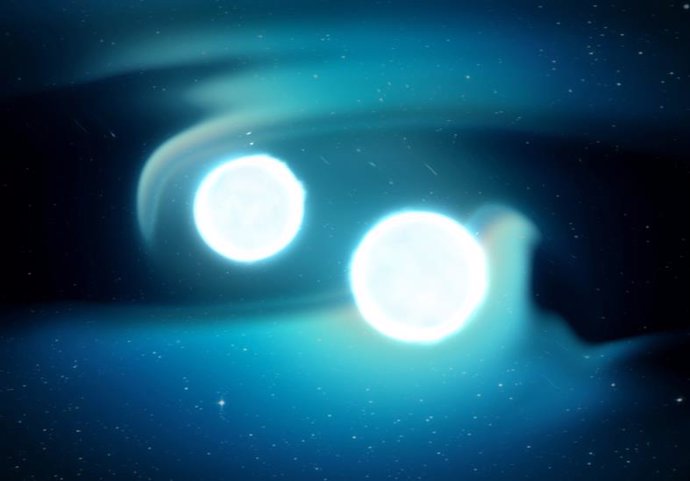 Una fusión de estrellas de neutrones a mil años luz sembró el Sistema Solar