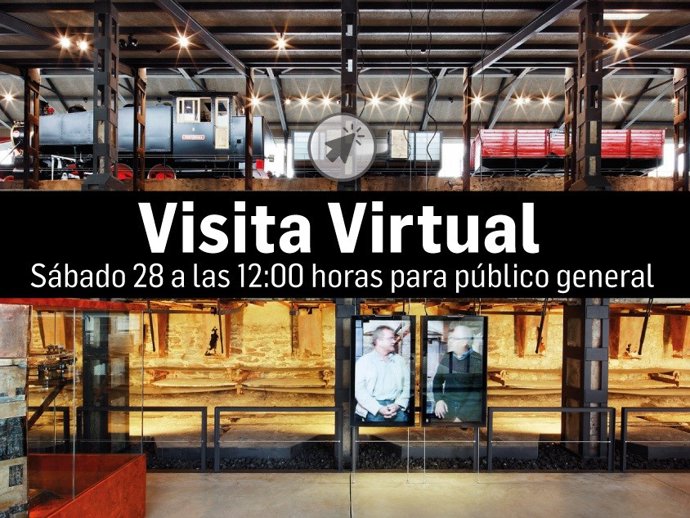 Cartel de la visita virtual convocada para este sábado.