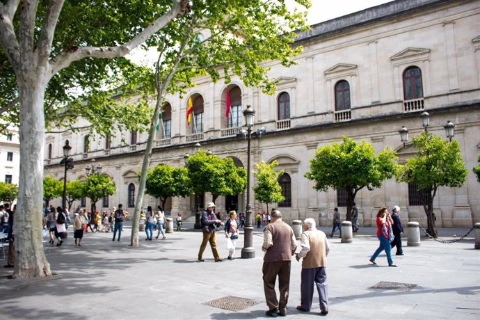 Fachada del Ayuntamiento de Sevilla, en una imagen de archivo