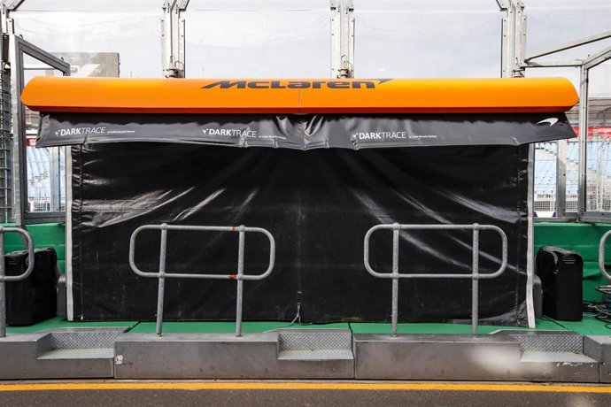 Box de McLaren en Melbourne