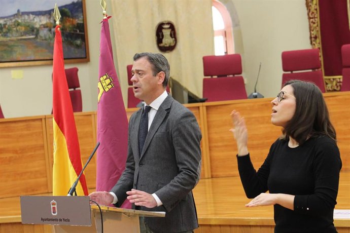 Marcos Ortuño, alcalde de Yecla