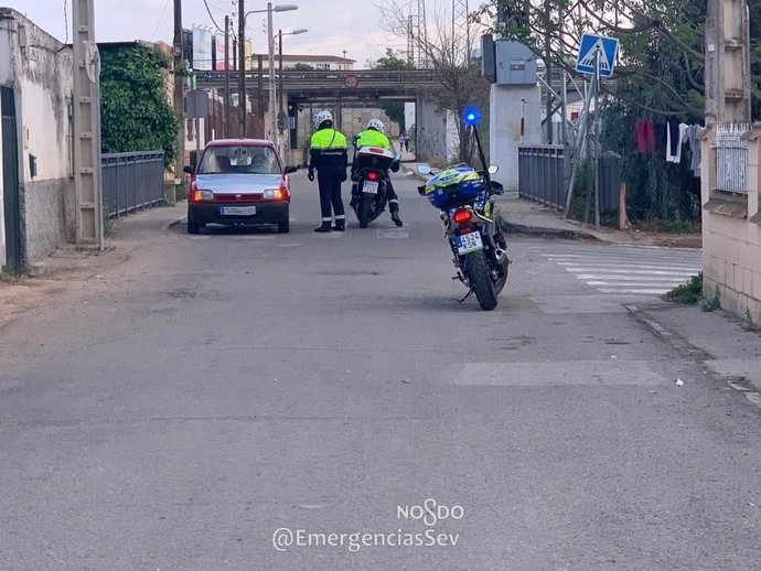 Controles de la Policía Local de Sevilla por el estado de alarma por el Covid-19