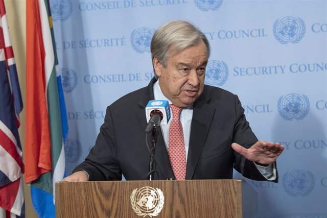 António Guterres, secretario general de Naciones Unidas