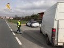 Control Guardia Civil por coronavirus