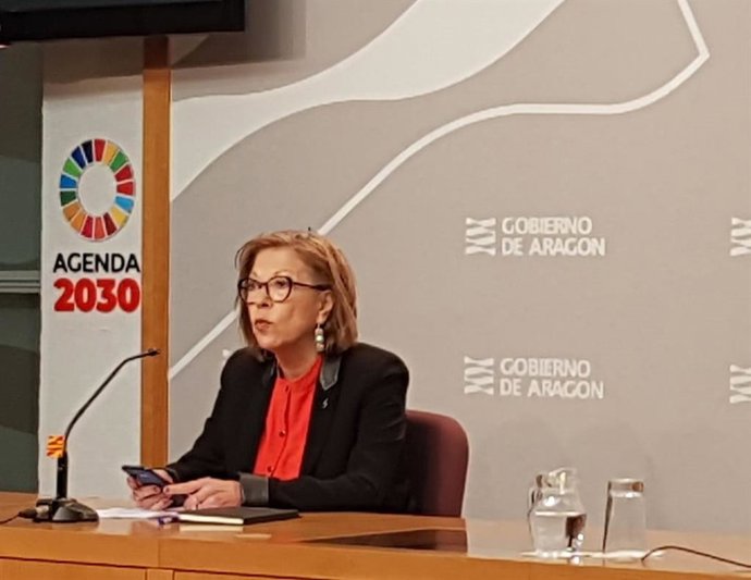 La consejera de Sanidad del Gobierno de Aragón, Pilar Ventura.