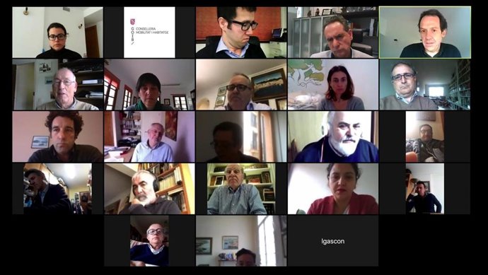 Reunión del conseller de Movilidad y Vivienda, Marc Pons, con el Consell de Administración de Puertos.