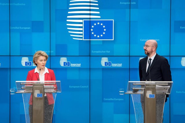 Ursula von der Leyen y Charles Michel