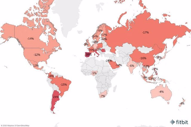 España fue el país europeo que más redujo su número de pasos en la primera semana del estado de alarma