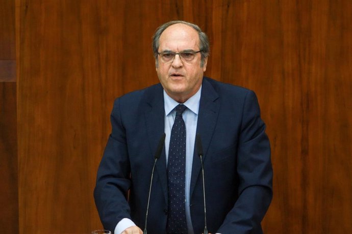 Imagen de archivo del portavoz del PSOE en la Asamblea de Madrid, Ángel Gabilondo.