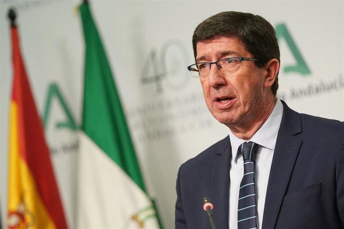 El vicepresidente de la Junta, Juan Marín.