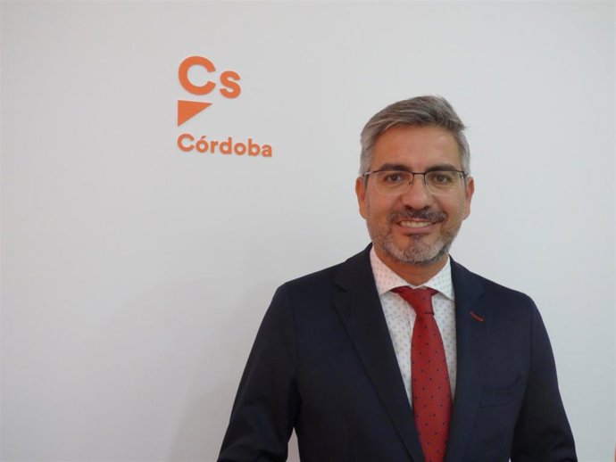 El parlamentario andaluz de Cs por Córdoba Emiliano Pozuelo en una imagen de archivo.