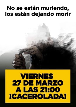 Okupas y otros colectivos convocan una 'cacerolada de la indignación' a las 21 h