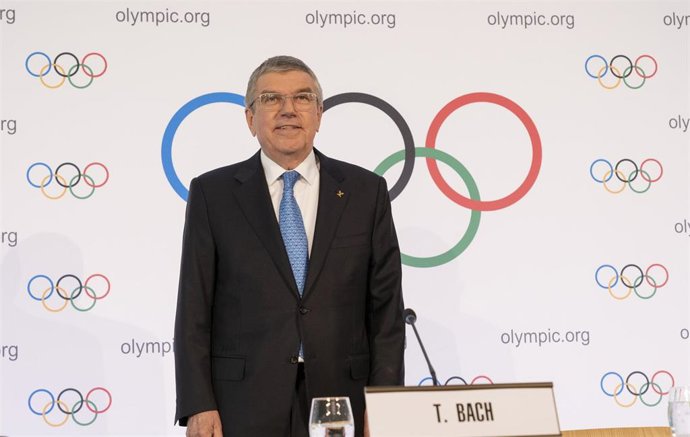 El presidente del COI, Thomas Bach