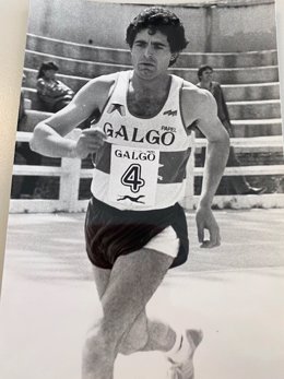 El atleta Santiago Llorente