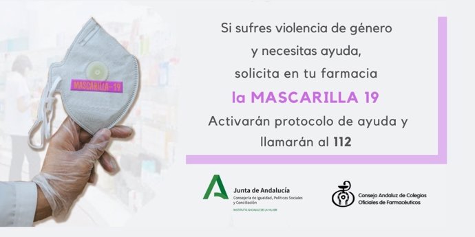Imagen sobre la campaña para ayudar a las mujeres de violencia de género.