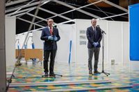 Azcón destaca la "unidad y colaboración" entre el Ayuntamiento y el Gobierno de Aragón