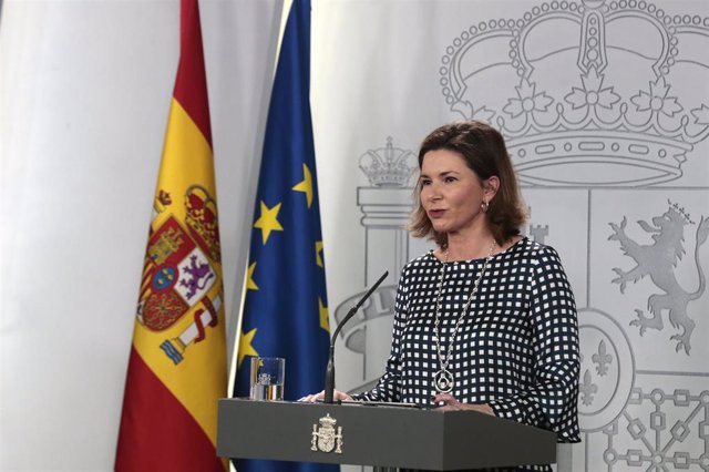 La secretaria general de Transportes y Movilidad, María José Rallo, interviene en la comparecencia para informar sobre los datos actualizados del virus 