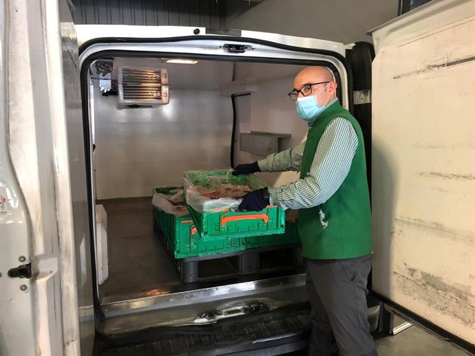 Donación de Mercadona a la casa de acogida Cruz Blanca de Segovia.