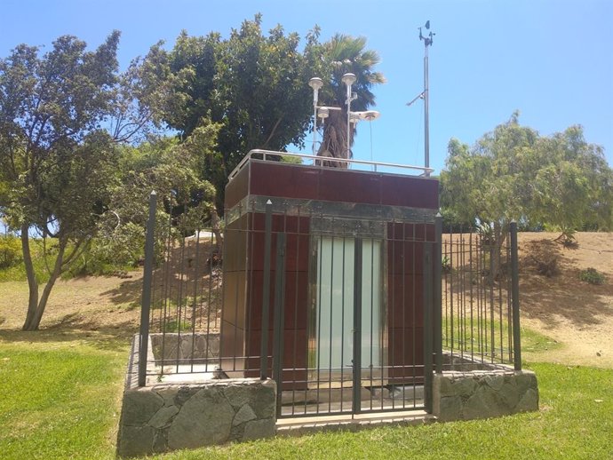 Estación de medición del aire en Canarias