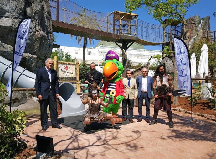 Presentación en 2019 de la nueva zona multiaventura de Isla Mágica
