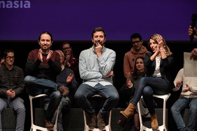 Acto de Galicia en Común en A Coruña