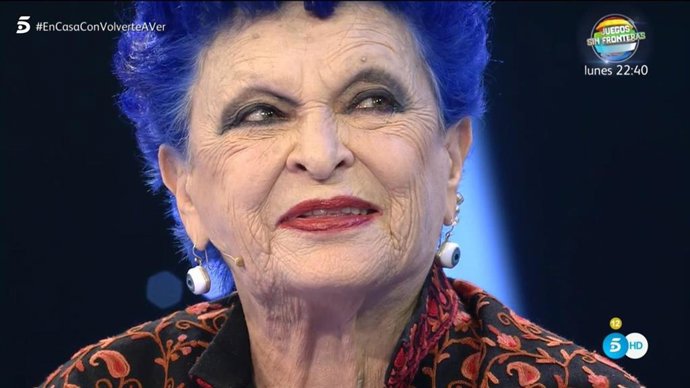 Lucía Bosé, en su última entrevista en el plató de Volverte a ver